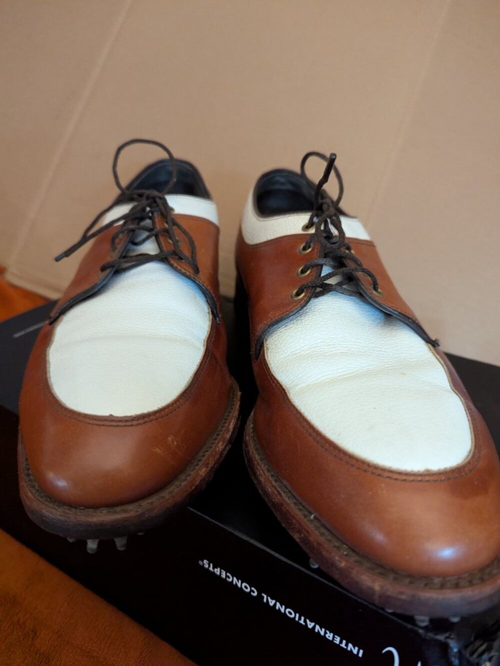 Footjoy Mens Golf Spiked Golf Shoes Size 9 - Picture 2 of 7